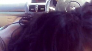 Brunette Wife Sucks Big Dick In Car