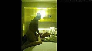 Hostess enjoys intense anal and vaginal pleasure