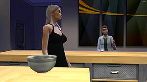 Fiu vitreg inseminează mama vitregă în ciocnire sălbatică de Revelion