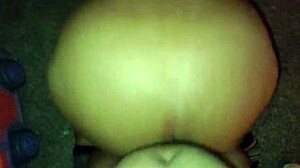 bbw eagerly takes a big black dick