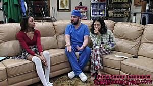 Solana's first gyno exam turns kinky with Doctor Tampa