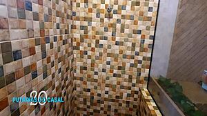 Sex in bathroom with radical anal and monster cock