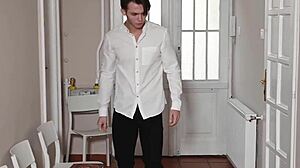 Damn, cheating girlfriend Claudia Bavel bangs her patient at clinic GP2916!