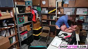 Foxy Sweety Alexy Gets Caught Burglarizing And Fucked By Officer With Monster Cock At Work