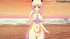 does kokomi give bikini blowjob in genshin impact?