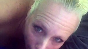 Slutty Wife Gives Blowjob Then Rides Husband Pov