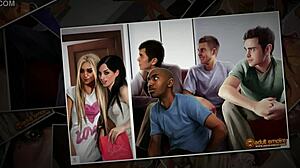 nicole heat in hardcore gangbang cumshot scene