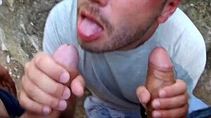 gay cruising blowjob with vadim romanov’s massive load