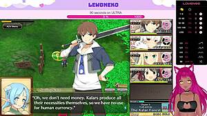 VTuber LewdNeko가 Evenicle 파트 10에서 매운 장면 탐험