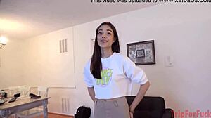 Petite Asian Beauty Harmony Gets Deep Creampie Action