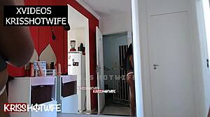 Wow, Receiving The Delivery Guy Comfortably!