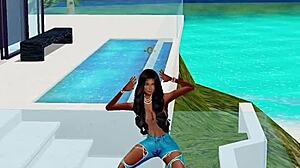 Getting Frisky with Indian Babe in Public at Greystone Mansion