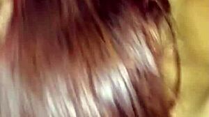 Super Head Cum Slut Slurps Black Pole