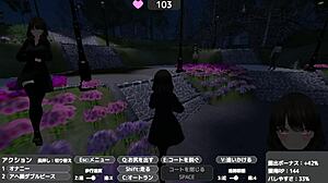 Hentai Girl Exposes In Coat Outdoors