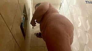 Ugh, BBW playin’ in shower!