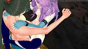 Florina Rides Lyn's Strapon in Wild Fire Emblem Hentai