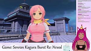 vtuber lewdneko plays senran kagura burst part 1