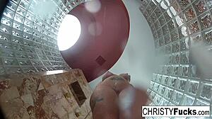 Christy Dahlia And Ivan's Steamy Shower Fun Behind The Scenes