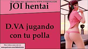 D VA says she wants to play with your cock, follow her instructions!