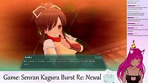 vtuber lewdneko plays senran kagura burst part 1