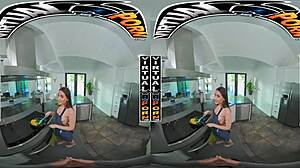 Breakfast turns steamy with girlfriend Sera Ryder in POV