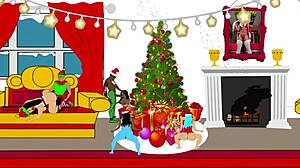 Ebony couple riding big cock in reality