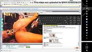 Watch That Huge Dildo Pound Those Tits!