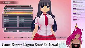 vtuber lewdneko plays senran kagura burst part 1
