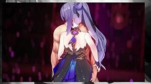 Keqing moans in hentai compilation