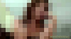 pov femdom with cum eating instruction