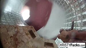 Christy Dahlia And Ivan's Steamy Shower Fun Behind The Scenes