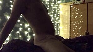 the guy fucked this milf in stockings, making her cum from licking her ass