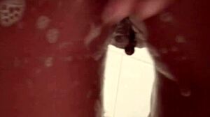 Latina pornstar Diamond bathes nude in the shower