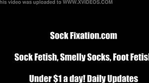 Perfect Feet In Socks For BDSM Femdom Fetish