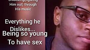 Intense Close-Up Unlocks Him with Music