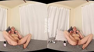 Yanks Flexible Beauty Iris Ives Masturbates With Toys In Solo Anal Orgasm