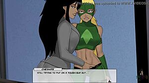 DC Comics Unlimited Part 52: Cheshire and Artemis Finger in Cheerleader Playtime