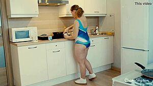 Oxana's Culinary Show Turns Sweet with Curvy Kitchen Fun!