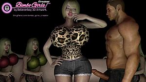 Big Boobs Girls in Sexy Dance Project Set