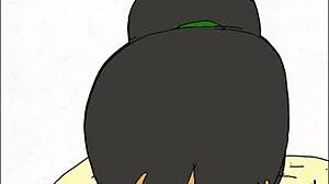 Ebony Student In School Uniform Explores Hentai Adventures