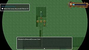 does the detective girl fight the old man and his giant robot?