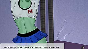 DC Comics Unlimited Part 52: Cheshire and Artemis Finger in Cheerleader Playtime