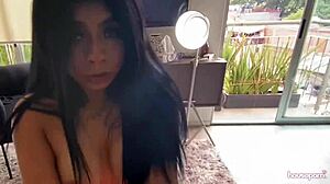 Tony fucks Barbi doggystyle, what a sexy latina!