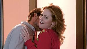 Blonde Teens Ride Stepbro's Sleigh in Bedroom Fun