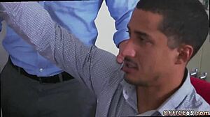 In this free HD porn, I see a teen 18+ager fucking an old man in monster gay anal movie