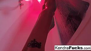 Kendra Cole's Sexy Shower Tease