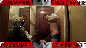 gets horny, sucks dick at home entrance