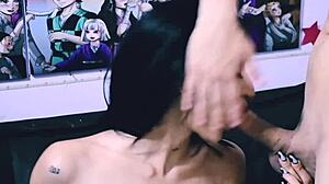 Brunette Slut Dominated By Big Cock