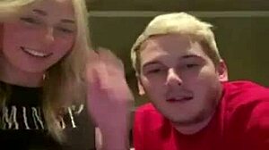 Bold Periscope Show: 18+ Blonde Teen Flashes Tits In Intense Live Action