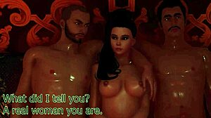 In this hardcore group scene, the arab brunette gets rough deepthroat, 3 some with creampie, anal, and assfucking.